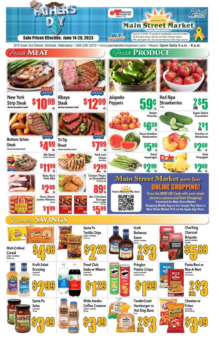 Kimball Main Street Market Ad Specials